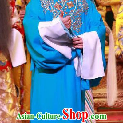 Seven Heros Five Gallants Chinese Peking Opera Young Male Garment Costumes and Headwear Beijing Opera Swordsman Zhan Zhao Apparels Clothing