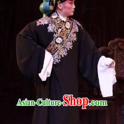 Seven Heros Five Gallants Chinese Peking Opera Takefu Garment Costumes and Headwear Beijing Opera Martial Male Apparels Swordsman Clothing