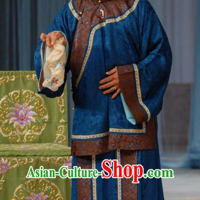 Chinese Beijing Opera Liu Lanzhi Elderly Female Apparels Costumes and Headpieces Traditional Peking Opera Dame Dress Old Woman Garment