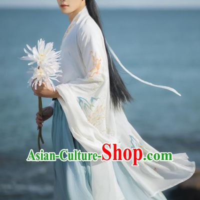 Chinese Traditional Jin Dynasty Scholar Historical Costumes Ancient Noble Childe Hanfu Swordsman Clothing for Men