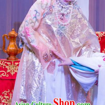 Chinese Beijing Opera Goddess Apparels Daming Prefecture Costumes and Headpieces Traditional Peking Opera Young Female Dress Hua Tan Garment