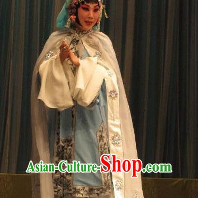 Chinese Beijing Opera Young Female Apparels Xiu Ru Ji Costumes and Headpieces Traditional Peking Opera Hua Tan Li Yaxian Dress Garment