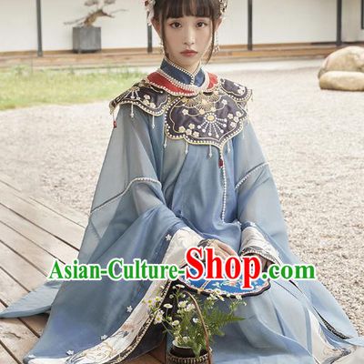 Chinese Traditional Ming Dynasty Nobility Lady Historical Costumes Ancient Royal Infanta Hanfu Dress Court Princess Garment