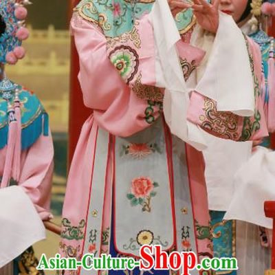 Chinese Beijing Opera Actress Apparels Wu Zetian Costumes and Headpieces Traditional Peking Opera Female Official Shangguan Wan Er Dress Actress Garment