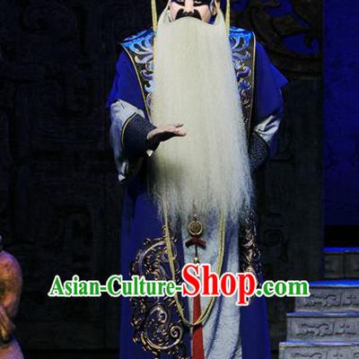 King Zhao Wuling Chinese Peking Opera Lord Zhao Yong Garment Costumes and Headwear Beijing Opera Laosheng Apparels Monarch Clothing