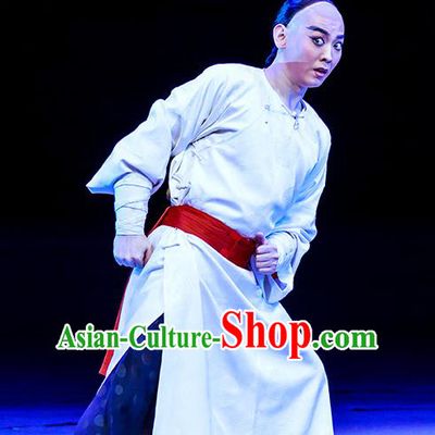 The Grand Mansion Gate Chinese Peking Opera Xiaosheng Garment Costumes and Headwear Beijing Opera Young Male Bai Jingqi Apparels Clothing