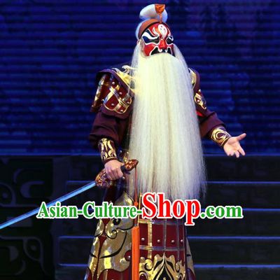 Qi Nv Wu Rong Chinese Peking Opera General Garment Costumes and Headwear Beijing Opera Military Officer Apparels Armor Clothing