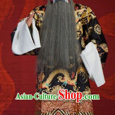 Man Jiang Hong Chinese Peking Opera Treacherous Minister Apparels Costumes and Headpieces Beijing Opera Laosheng Garment Official Qin Hui Clothing