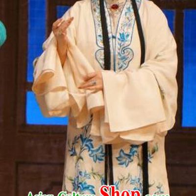 Chinese Beijing Opera Young Mistress Garment Man Jiang Hong Costumes and Hair Accessories Traditional Peking Opera Actress Dress Distress Maiden Apparels
