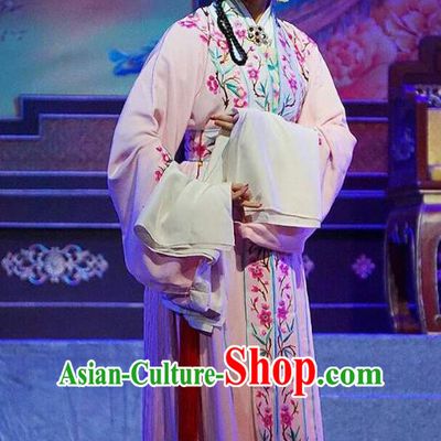 Chinese Beijing Opera Actress Zhou Ruilan Apparels Princess Changping Costumes and Headdress Traditional Peking Opera Diva Dress Young Female Pink Garment
