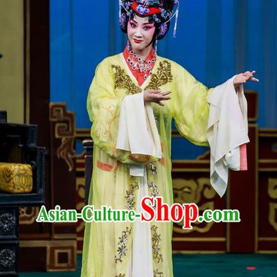 Chinese Beijing Opera Noble Female Garment The Dream Of Red Mansions Costumes and Hair Accessories Traditional Peking Opera Hua Tan Dress Diva Wang Xifeng Apparels