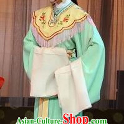 Chinese Beijing Opera Maid Lady Garment The Dream Of Red Mansions Costumes and Hair Accessories Traditional Peking Opera Servant Girl Ping Er Dress Apparels