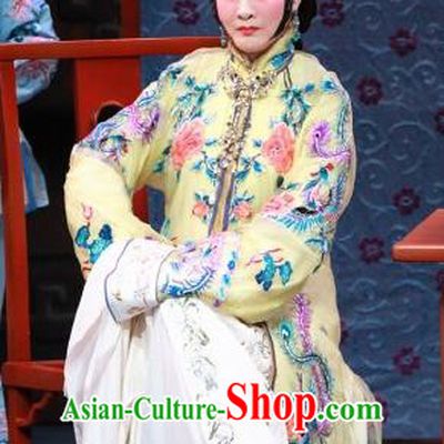 Chinese Beijing Opera Rich Mistress Garment The Dream Of Red Mansions Costumes and Hair Accessories Traditional Peking Opera Noble Female Wang Xifeng Dress Apparels