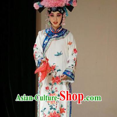 Chinese Beijing Opera Imperial Consort Garment Zhu Lian Zhai Costumes and Hair Accessories Traditional Peking Opera Noble Female Dress Hua Tan Apparels