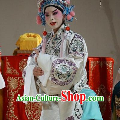 Zhu Lian Zhai Chinese Peking Opera Wusheng Apparels Costumes and Headpieces Beijing Opera Martial Male Garment Clothing