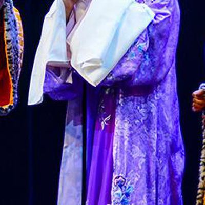 Chinese Beijing Opera Young Female Apparels Anecdote of Jian An Costumes and Headdress Traditional Peking Opera Actress Dress Diva Cai Wenji Garment