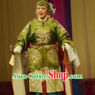 Chinese Beijing Opera Elderly Female Garment Shen Ting Ling Costumes and Hair Accessories Traditional Peking Opera Laodan Dress Pantaloon Apparels