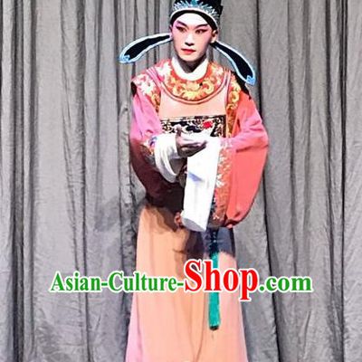 Hong Ling Yan Chinese Peking Opera Emperor Zhengde Apparels Costumes and Headpieces Beijing Opera Young Male Garment Xiaosheng Clothing