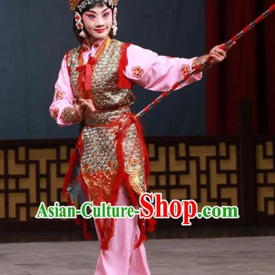 Chinese Beijing Opera Fairy Garment The Eight Immortals Crossing the Sea Costumes and Hair Accessories Traditional Peking Opera Actress Dress Apparels