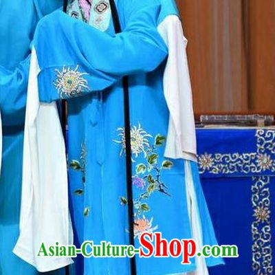 Chinese Beijing Opera Distress Maiden Garment Li Sanniang Costumes and Hair Accessories Traditional Peking Opera Actress Dress Young Mistress Apparels