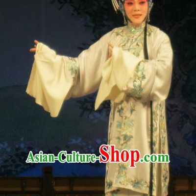 Chinese Ping Opera Diva Liu Lanzhi Apparels Costumes and Headpieces Southeast Fly the Peacocks Traditional Pingju Opera Actress Dress Garment