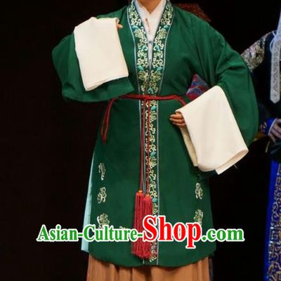 Chinese Beijing Opera Laodan Garment Legend of Xu Mu Costumes and Hair Accessories Traditional Peking Opera Pantaloon Dress Elderly Female Apparels