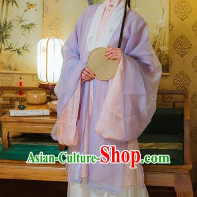 Chinese Traditional Ming Dynasty Noble Female Embroidered Hanfu Dress Garment Ancient Patrician Lady Historical Costumes