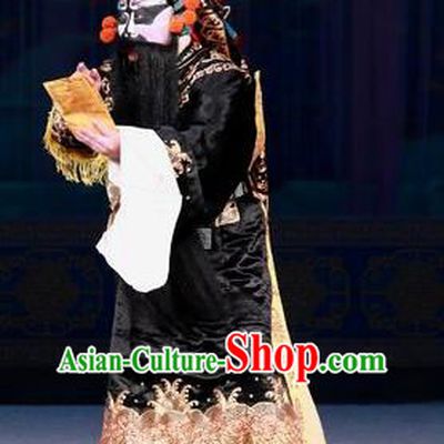Hua Long Dian Jing Chinese Peking Opera Military Officer Apparels Costumes and Headpieces Beijing Opera General Chang He Garment Clothing