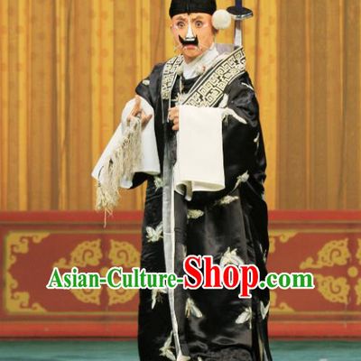 Bai Shui Tan Chinese Peking Opera Wusheng Apparels Costumes and Headpieces Beijing Opera Martial Male Garment Swordsman Mo Yuqi Clothing