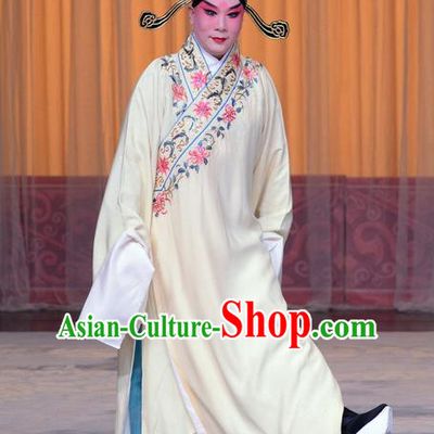 The Jade Hairpin Chinese Peking Opera Xiaosheng Apparels Costumes and Headpieces Beijing Opera Young Male Garment Scholar Zhao Qixian Clothing