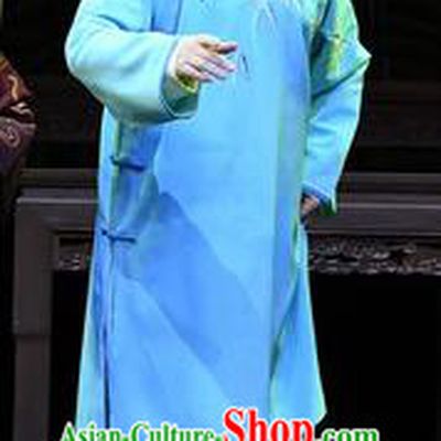 Jin E Chinese Ping Opera Qing Dynasty Young Male Garment Costumes and Headwear Pingju Opera Merchant Apparels Clothing