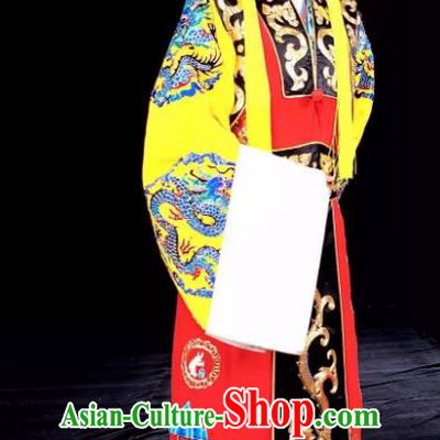Tai Hou Gai Jia Chinese Sichuan Opera Emperor Apparels Costumes and Headpieces Peking Opera Xiaosheng Garment Young Male Clothing