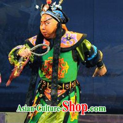 Bei Feng Jin Chinese Peking Opera Takefu Apparels Costumes and Headpieces Beijing Opera Martial Male Garment General Gu Lihan Clothing