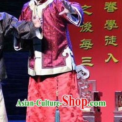 Da Sheng Kui Chinese Peking Opera Young Male Apparels Costumes and Headpieces Beijing Opera Merchant Gu Hai Garment Clothing