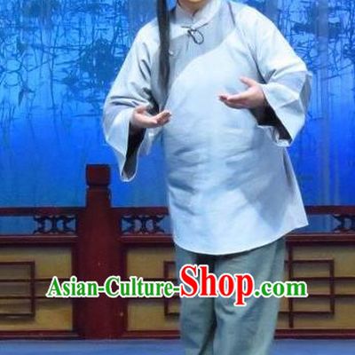 Chinese Ping Opera Republican Period Elderly Woman Apparels Costumes and Headpieces Zhao Yunniang Traditional Pingju Opera Elderly Female Dress Pantaloon Garment