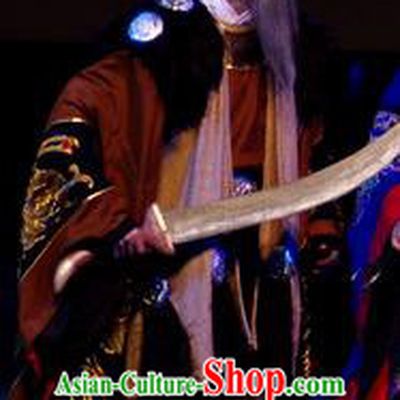 Consort Bai Jie Chinese Peking Opera Elderly Male Apparels Costumes and Headpieces Beijing Opera Laosheng Garment Prime Minister Clothing