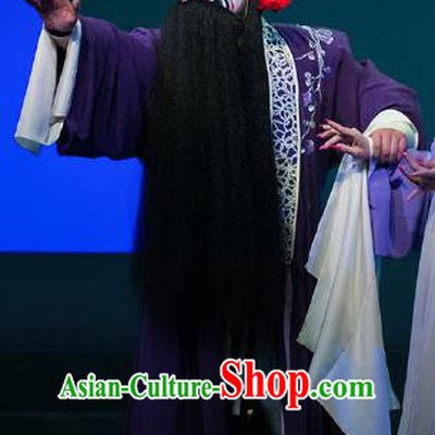 Chinese Peking Opera Martial Male Apparels Costumes and Headpieces Beijing Opera Wusheng Garment Swordsman Clothing