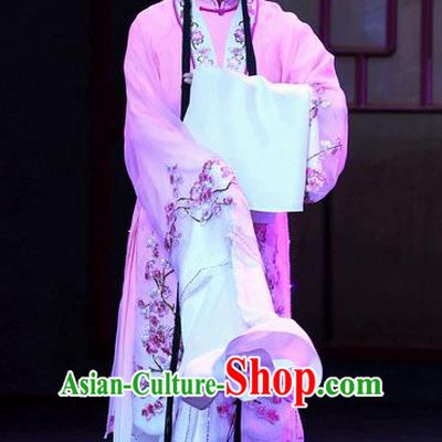 Chinese Ping Opera Diva Zhao Jintang Apparels Costumes and Headpieces Zhao Jintang Traditional Pingju Opera Hua Tan Pink Dress Garment