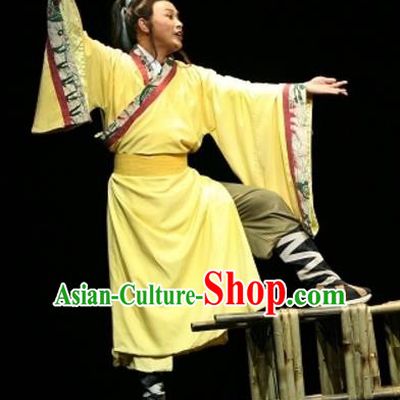 Yu Hai Kuang Chao Chinese Sichuan Opera Young Male Apparels Costumes and Headpieces Peking Opera Xiaosheng Garment Niche Clothing