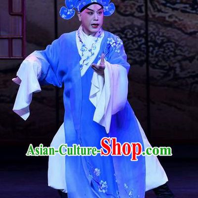 Zhao Jintang Chinese Ping Opera Niche Zhu Chundeng Garment Costumes and Headwear Pingju Opera Young Male Apparels Xiaosheng Clothing