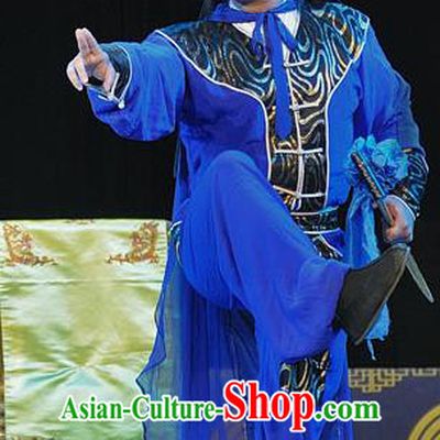 The Legend of White Snake Chinese Sichuan Opera Swordsman Apparels Costumes and Headpieces Peking Opera Martial Male Garment Clothing