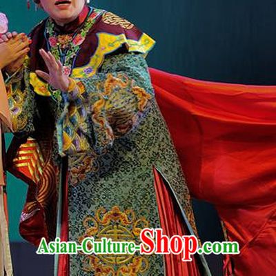 Chinese Sichuan Opera Elderly Woman Garment Costumes and Hair Accessories Traditional Peking Opera Xue Baochai Laodan Dress Dowager Countess Apparels