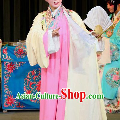 Zhai Hong Mei Chinese Sichuan Opera Scholar Pei Yu Apparels Costumes and Headpieces Peking Opera Xiaosheng Young Male Garment Clothing