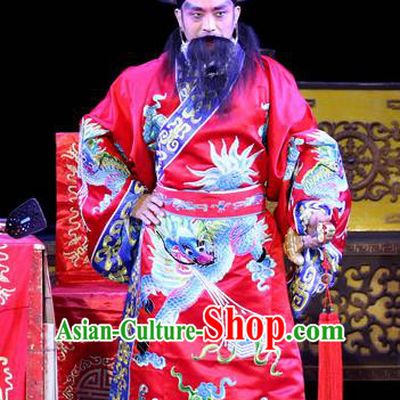 Sheng Si Pai Chinese Sichuan Opera Lord Apparels Costumes and Headpieces Peking Opera Royal Highness Garment Clothing