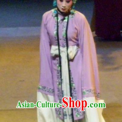 Chinese Sichuan Opera Distress Woman Cui Qiaofeng Garment Costumes and Hair Accessories Ma Qian Po Shui Traditional Peking Opera Actress Dress Young Female Apparels