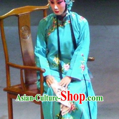 Chinese Sichuan Opera Actress Cui Qiaofeng Garment Costumes and Hair Accessories Ma Qian Po Shui Traditional Peking Opera Diva Dress Hua Tan Apparels