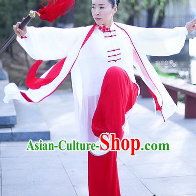 Professional Chinese Traditional Tai Chi Competition Costume Tai Ji Training Outfits Clothing Top Grade Martial Arts Uniform for Women