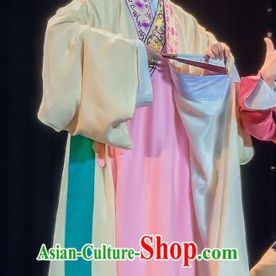 Zhuo Wenjun Chinese Sichuan Opera Scholar Sima Xiangru Apparels Costumes and Headpieces Peking Opera Young Male Garment Xiaosheng Clothing