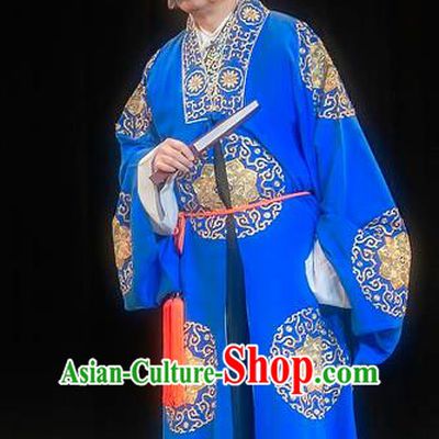Zhuo Wenjun Chinese Sichuan Opera Laosheng Apparels Costumes and Headpieces Peking Opera Elderly Male Garment Landlord Zhuo Wangsun Clothing
