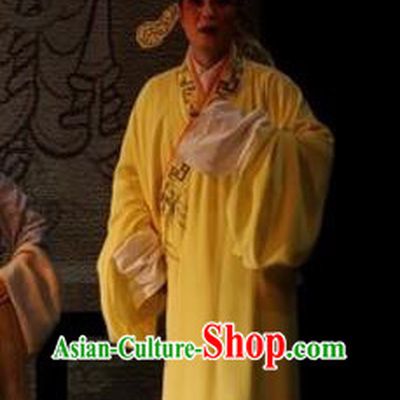 The Jade Hairpin Chinese Sichuan Opera Young Male Scholar Apparels Costumes and Headpieces Peking Opera Garment Xiaosheng Pan Bizheng Clothing